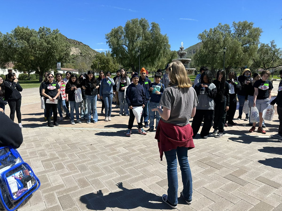 Today our #StonecreekStampede 7th grade #AVID  #students got to take a tour of the amazing @csuci campus. Maybe there is a future Channel Islands student among them! #AVIDforPossibility #ThisIsAVID #Stampede #Stampedefamily #Stonecreek #PBVUSD