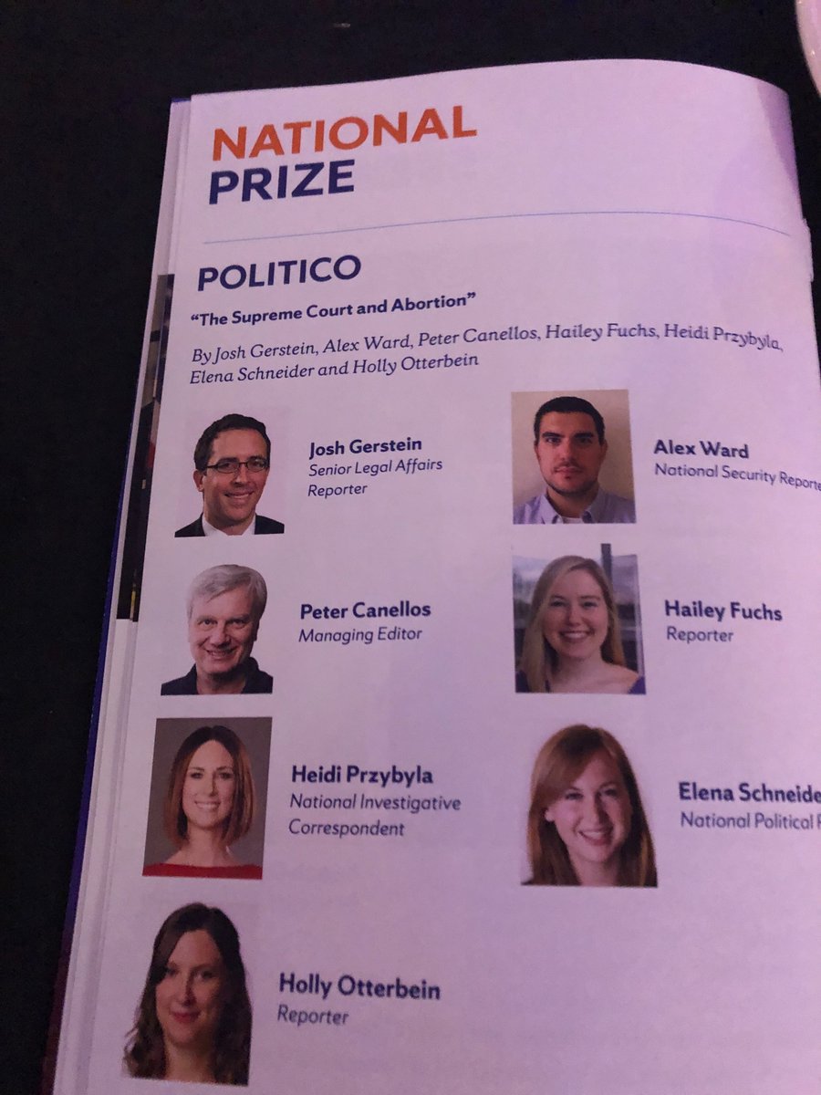 Congrats to @politico for its #TonerPrizes tonight in DC. @NewhouseSU