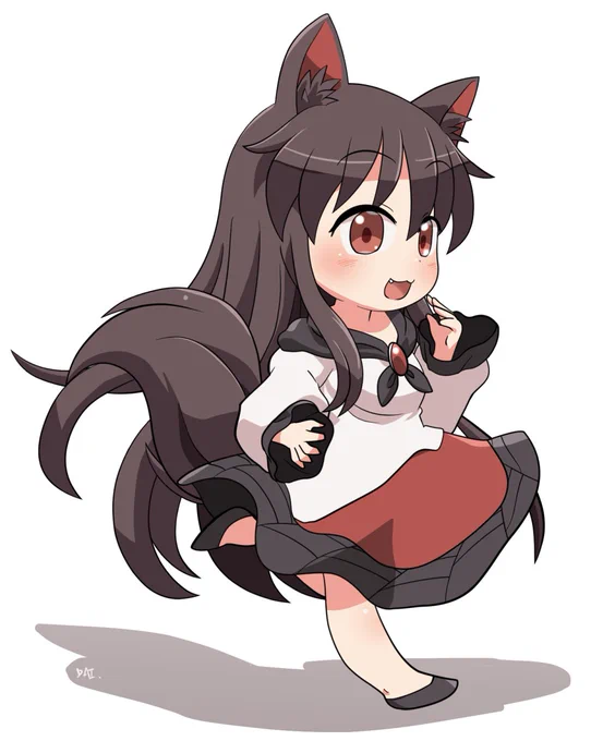 走る家庭用おおかみ #おは東方 