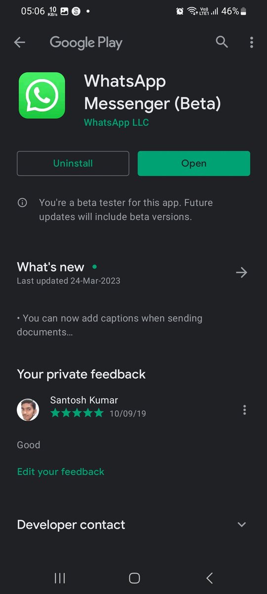 santoshkrmohan's tweet image. Fix it 
@Meta @WhatsApp @wa_status @facebook @FacebookWatch 
#WhatsApp #whatsapperror #whatsappdown