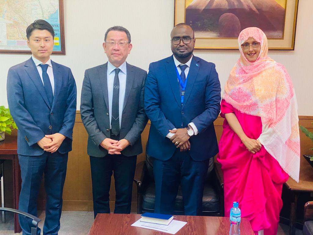 Had a successful meeting with the delegation from @JapanInSomalia led by the Deputy Ambassador and discussed ways to enhancing our cooperation in the areas of investment, governance and sustainable solution to displacement including the urgent response to Bardhere crisis.
