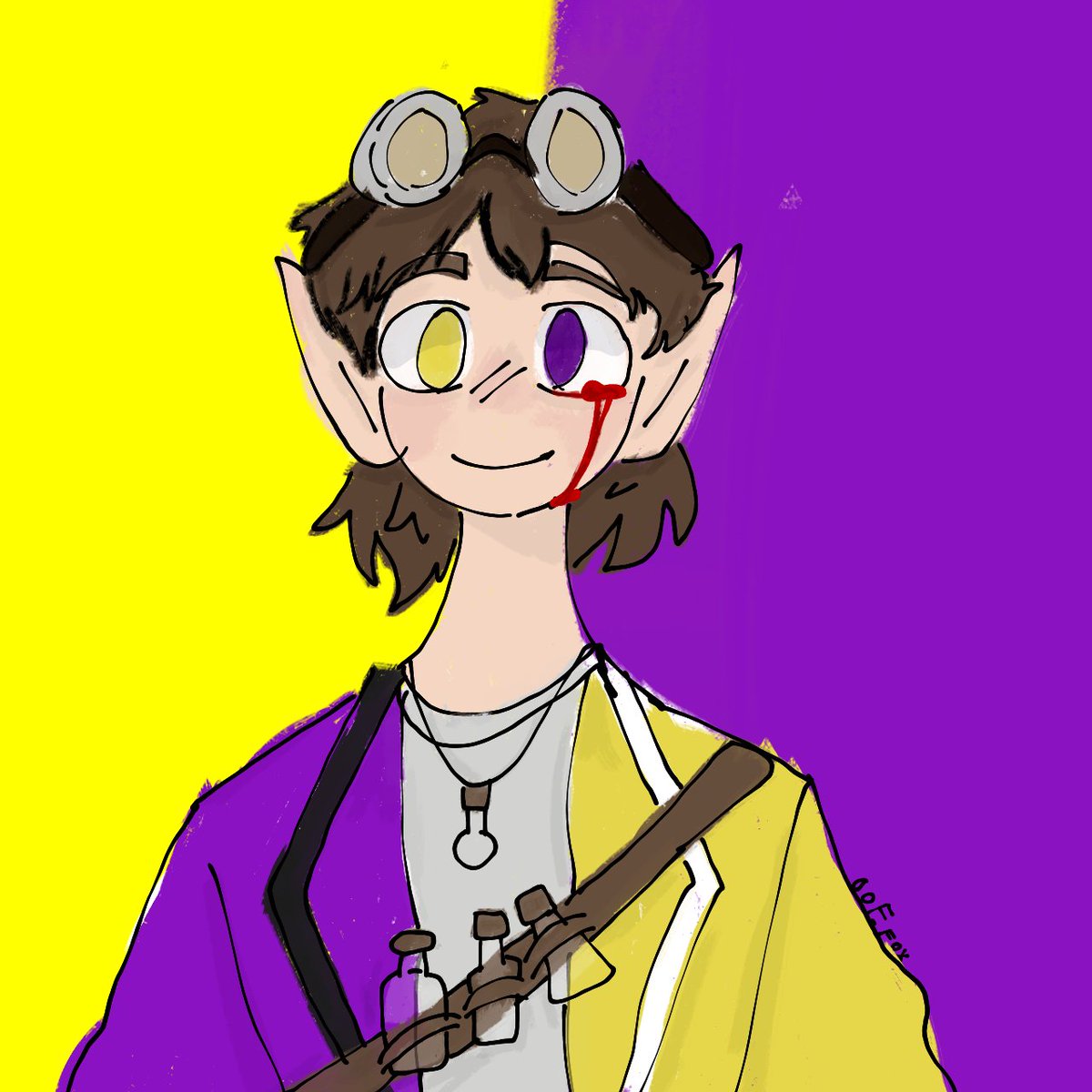 oof_fox's tweet photo. I drew a different versions of sherbert :D #fablesmp #fablesmpfanart #sherbertfanart https://t.co/eJyIlWc4eX