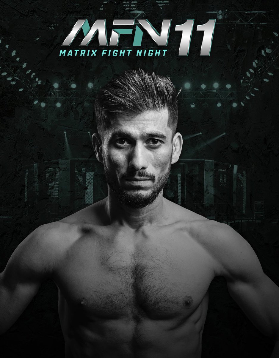 MmaMatrix's tweet photo. It’s 3 Days to go for MFN11🥊🥊🥊
We wish our team and our fighters #dhruvchaudhary #musaraish #neerajpanghal all the very best🙌🏻
Don’t forget to catch all the action live on 31st March only on @DisneyPlusHS 
.
#mma #mmamatrix #MFN11 https://t.co/6sOyBDNvjS