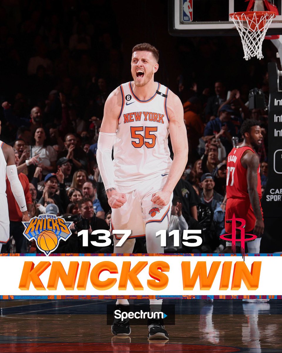 NEW YORK KNICKS tweet media