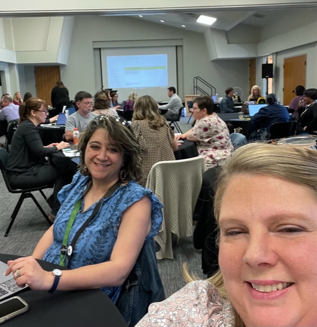 After a full day of learning with the NCDigital Teaching and Learning Team, we are burning the midnight oil working on our ISTE homework! #ISTEcert #NCDTL