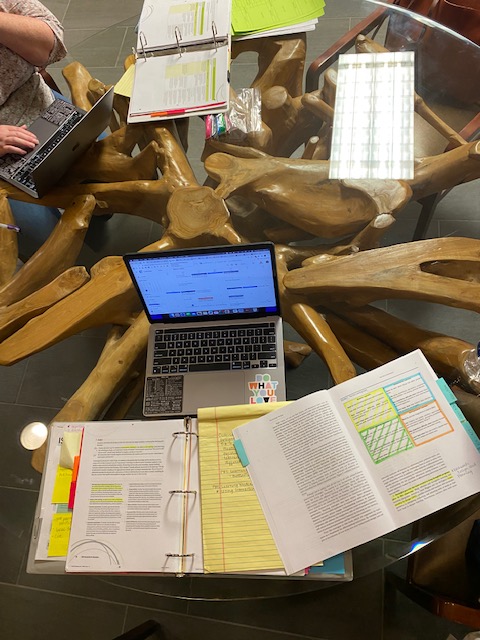 carvernd's tweet photo. After a full day of learning with the NCDigital Teaching and Learning Team, we are burning the midnight oil working on our ISTE homework! #ISTEcert #NCDTL https://t.co/1RoxzMoGQZ