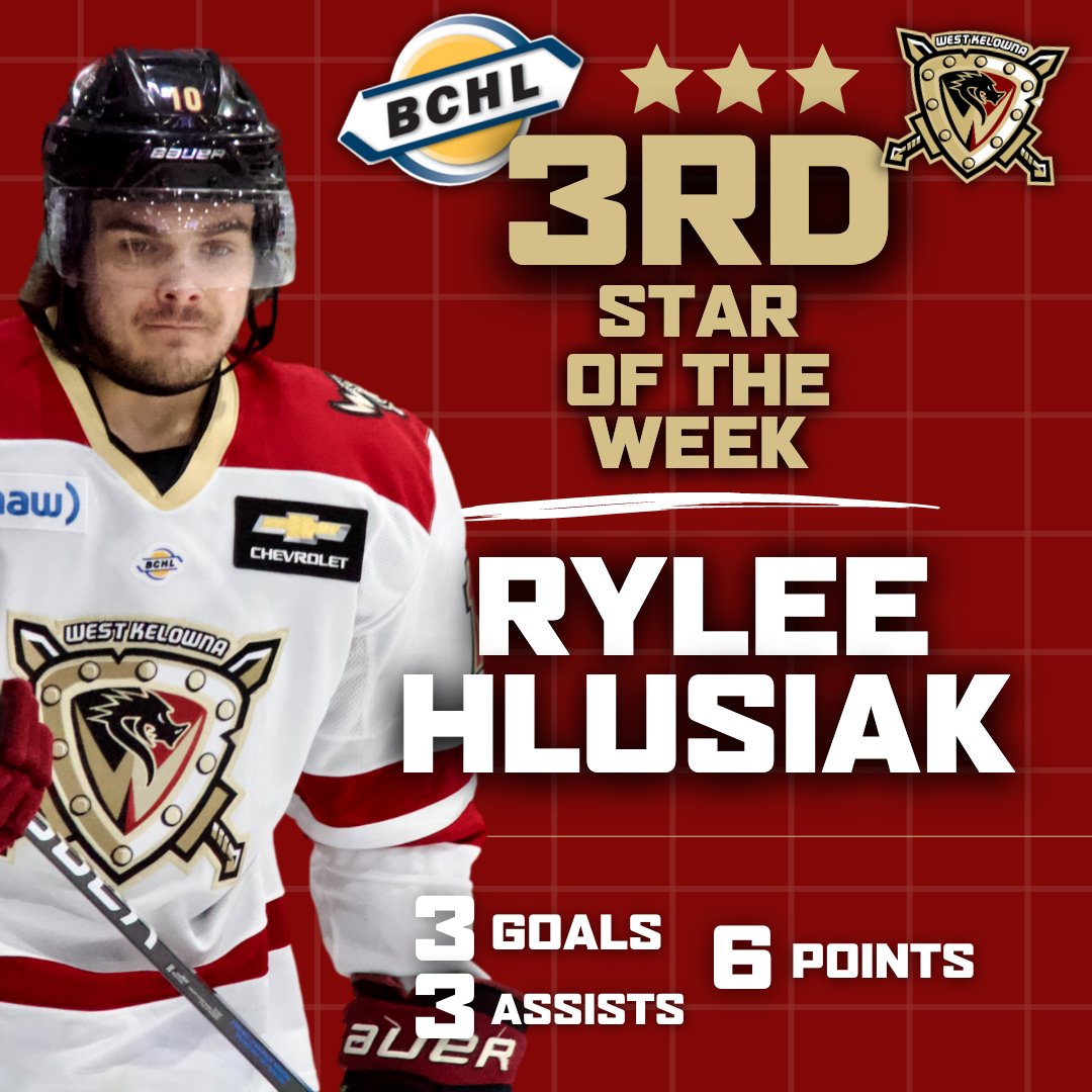 BCHLWarriors's tweet photo. NEWS: Warriors forwards Jaiden Moriello and Rylee Hlusiak have been named 1st and 3rd @BCHockeyLeague Stars of the Week!

DETAILS 📝 | https://t.co/CZJOuPZDhg

#BCHL https://t.co/zUhYGq8nUL