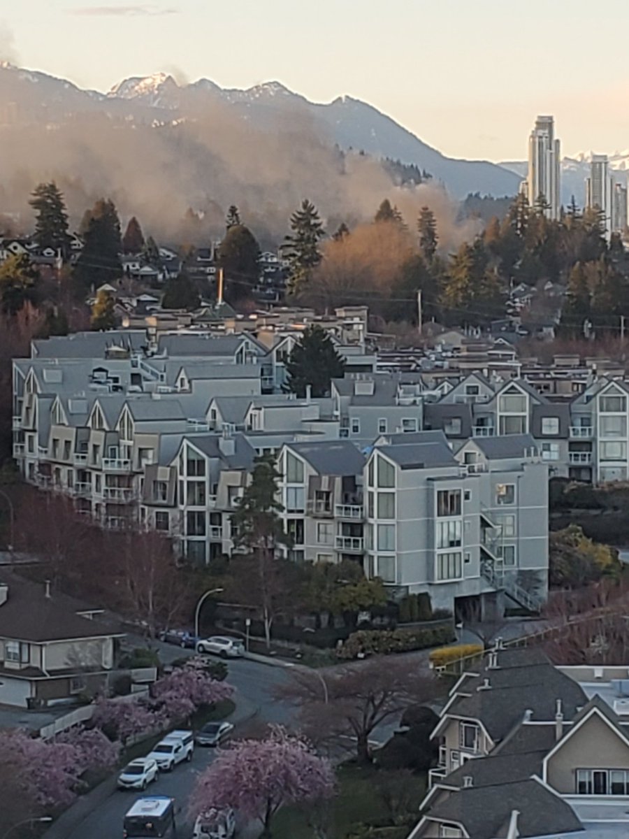 Structure fire creating a lot of smoke in upper Sapperton. Hope everyone is okay.