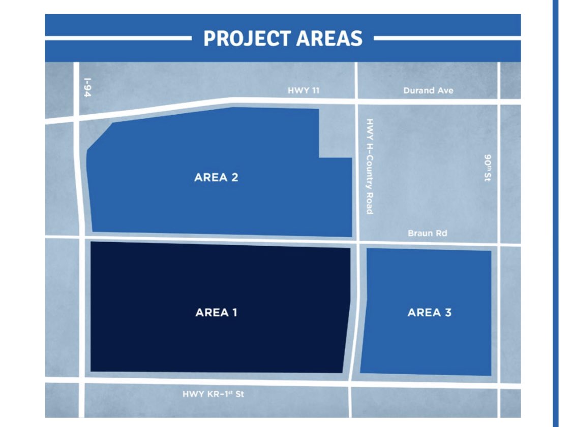 BourbonPlanner's tweet photo. @benroethig @SaraMDNews What’s known as the Foxconn site is  the 800acres aka “area 1”, that will remain with Foxconn.
Area 2 and 3 were always planned for subsidiary/supply chain development. 

MS is taking 1/2 of Area 3. 315 acres https://t.co/T7MHUt9D9M