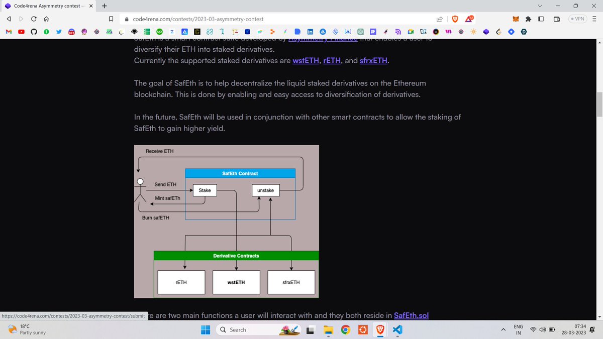 Gaurav28112001's tweet photo. 🚀 Just blasted off from the @devfolio hackathon, it was 🔥! Now, time to zoom 🚀 back to the Asymmetry Finance contest at @code4rena! Fellow #wardens, what's the bug count lookin' like? 🤔 Let's squash 'em all for #smartcontractsecurity! 💪💯🌐 #codehunters🕵️‍♂️👩‍💻 https://t.co/woz71KTSUI