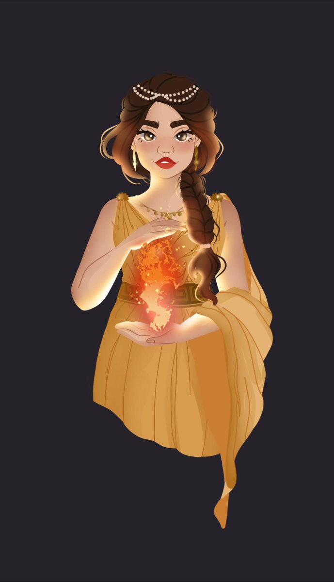 MeaganClevelan8's tweet photo. Ismene and Antigone from my novel Riddles of the Sphinx! Thanks again @artistfuly https://t.co/xPmcekdDUA