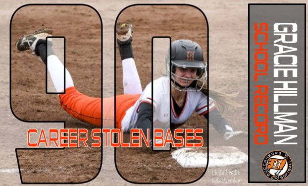 Congratulations to @HillmanGracie on becoming the school record holder for career stolen bases. #ToTheStadium