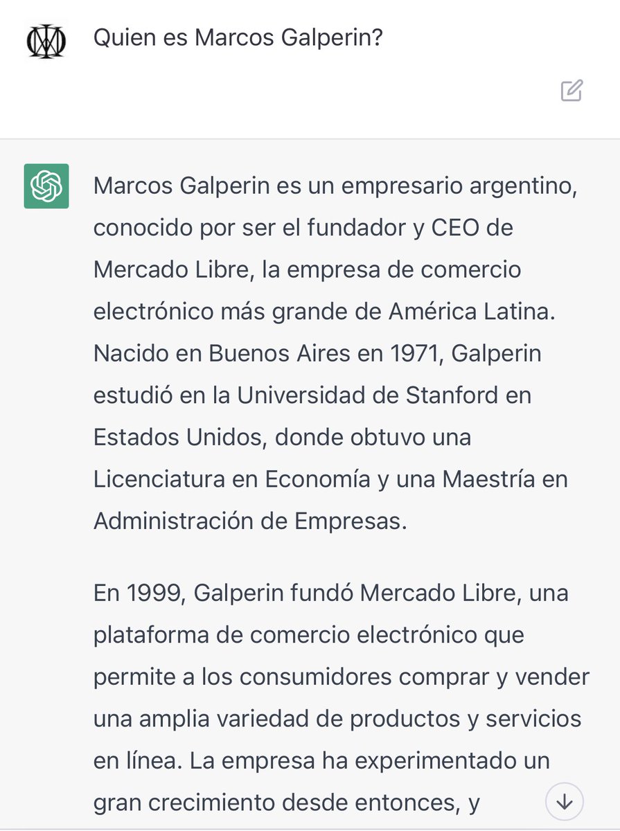 EmilianoChiozzi's tweet photo. @marcos_galperin Acá tiró la posta @marcos_galperin https://t.co/2KqjkVplXT