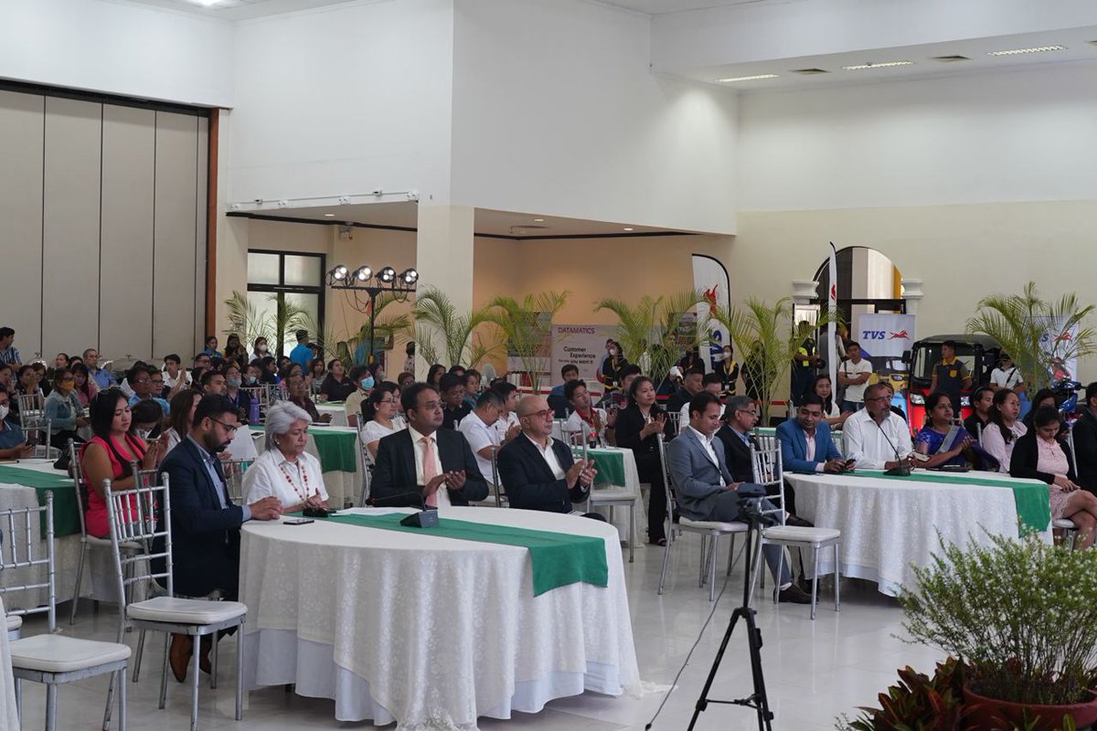 Expanding 🇮🇳 🇵🇭 business ties!

First ever India Business Roadshow in Laoag, Ilocos Norte. Ambassador <a href="/shambhukumaran/">Shambhu S. Kumaran</a> and Governor Manotoc @Ilocos_Norte addressed the event.

Active B2B engagement on agriculture, automobiles, healthcare, IT-BPM and other sectors.

<a href="/MEAIndia/">Randhir Jaiswal</a>