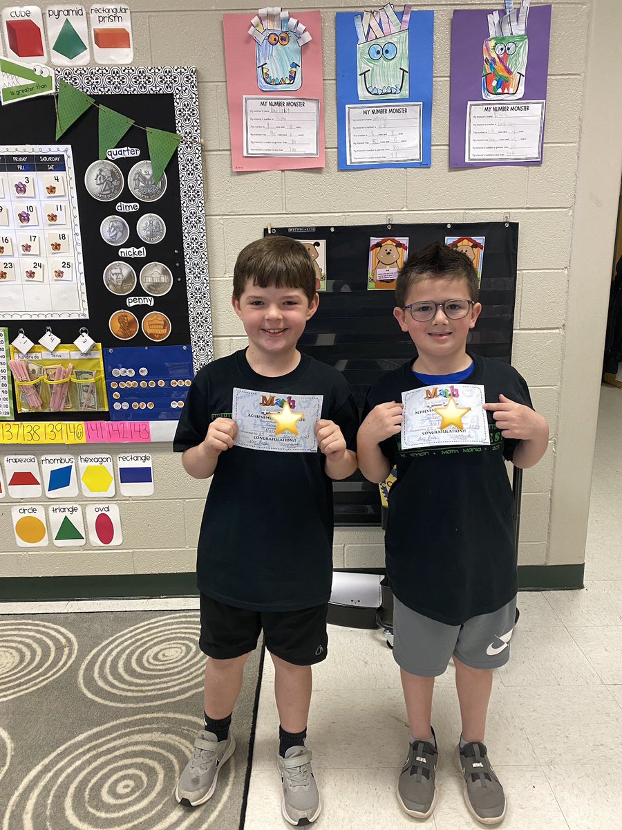 dawn_bishop's tweet photo. L👀k at these rock star mathematicians and Math Mania participants! #mathsmart @MVESGainesville https://t.co/qOLKS1PGUr