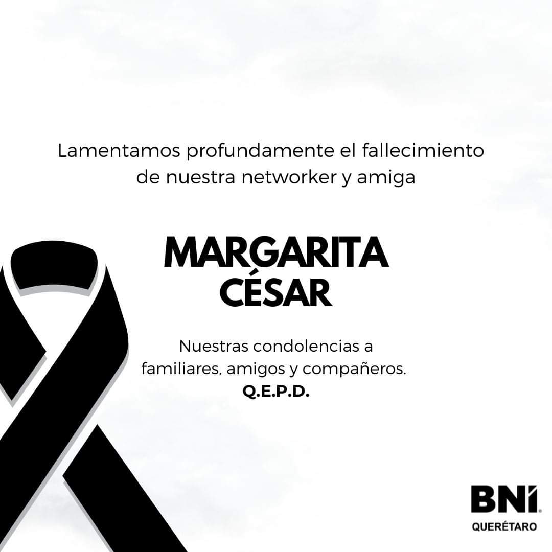 BNI_Queretaro's tweet photo. Un abrazo querida Maggy. Sigue construyendo casas padrísimas ahora en el cielo. 🙏🏼✝️ https://t.co/b5HyyMnkb5