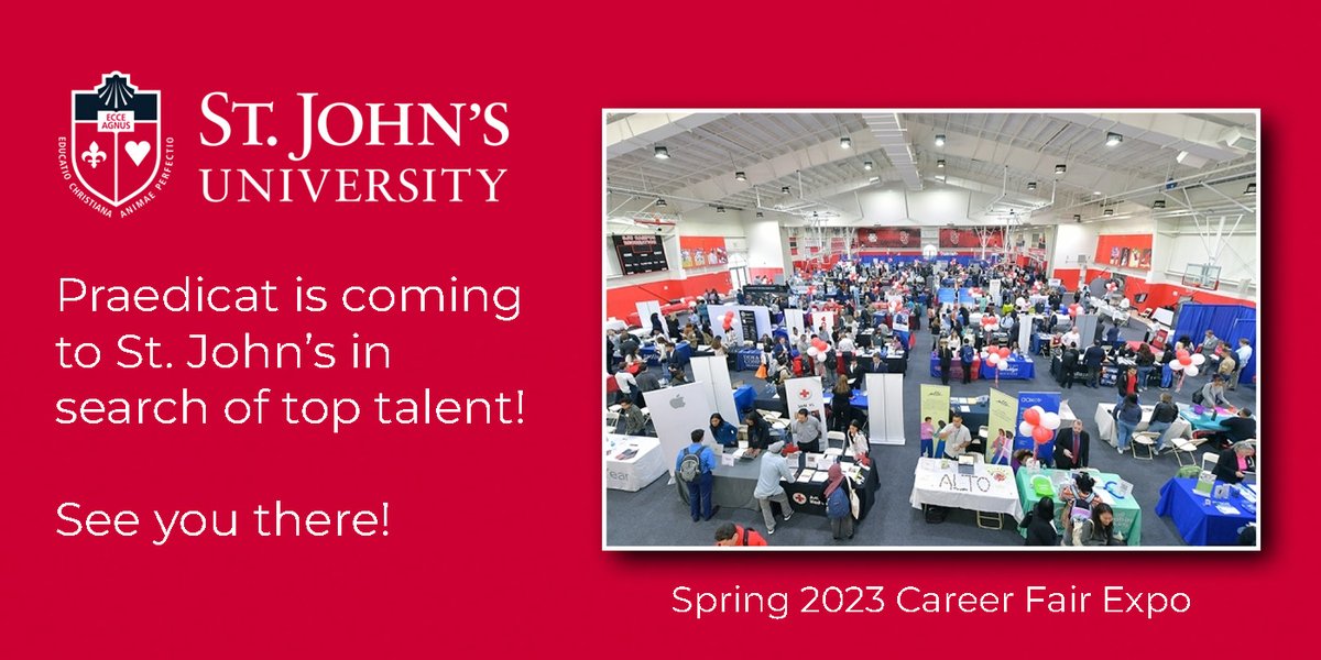 We're excited to attend <a href="/StJohnsU/">St. John's University</a> Career fair &amp; Internship Expo this Thursday. If you'll be there, come check us out!