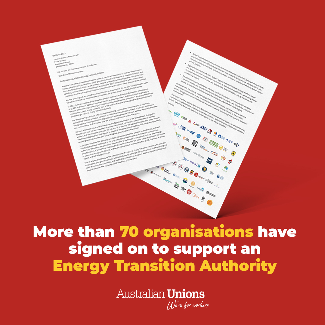 Australian Unions tweet media