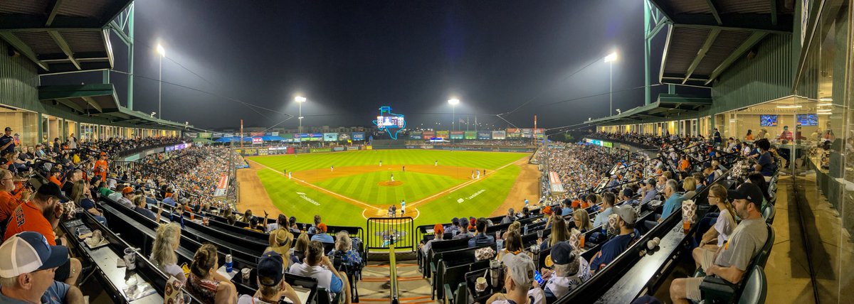 SLSpaceCowboys's tweet photo. Tonight's attendance: 7,768

The largest crowd since we became affiliated with the @astros in 2021 🤯

@VisitSugarLand https://t.co/vnRTE8FC0y