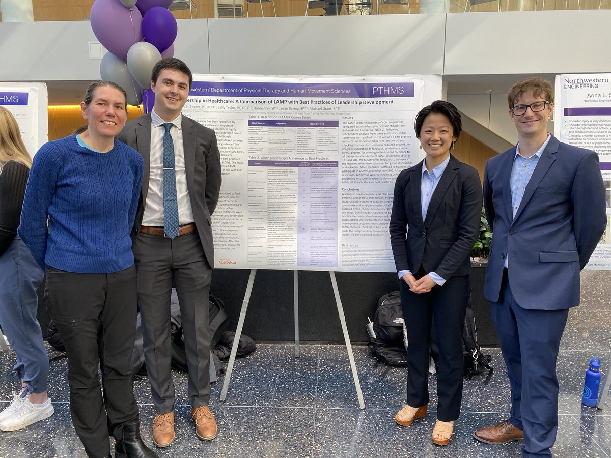 SallyTaylorDPT's tweet photo. Poster Day @NUPTHMS  Congratulations to all the students and their faculty advisors! @AbilityLab @NUFeinbergMed https://t.co/NiyeYI5IjN