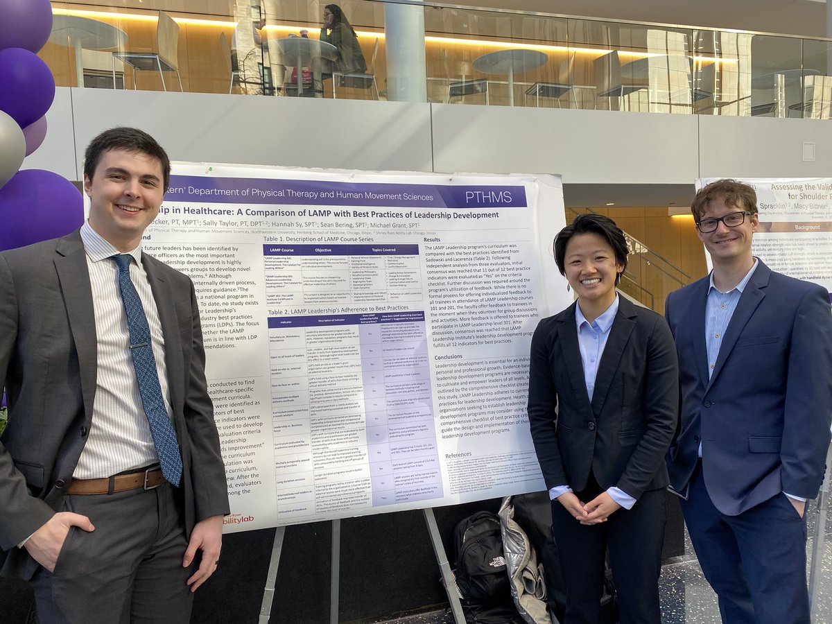SallyTaylorDPT's tweet photo. Poster Day @NUPTHMS  Congratulations to all the students and their faculty advisors! @AbilityLab @NUFeinbergMed https://t.co/NiyeYI5IjN