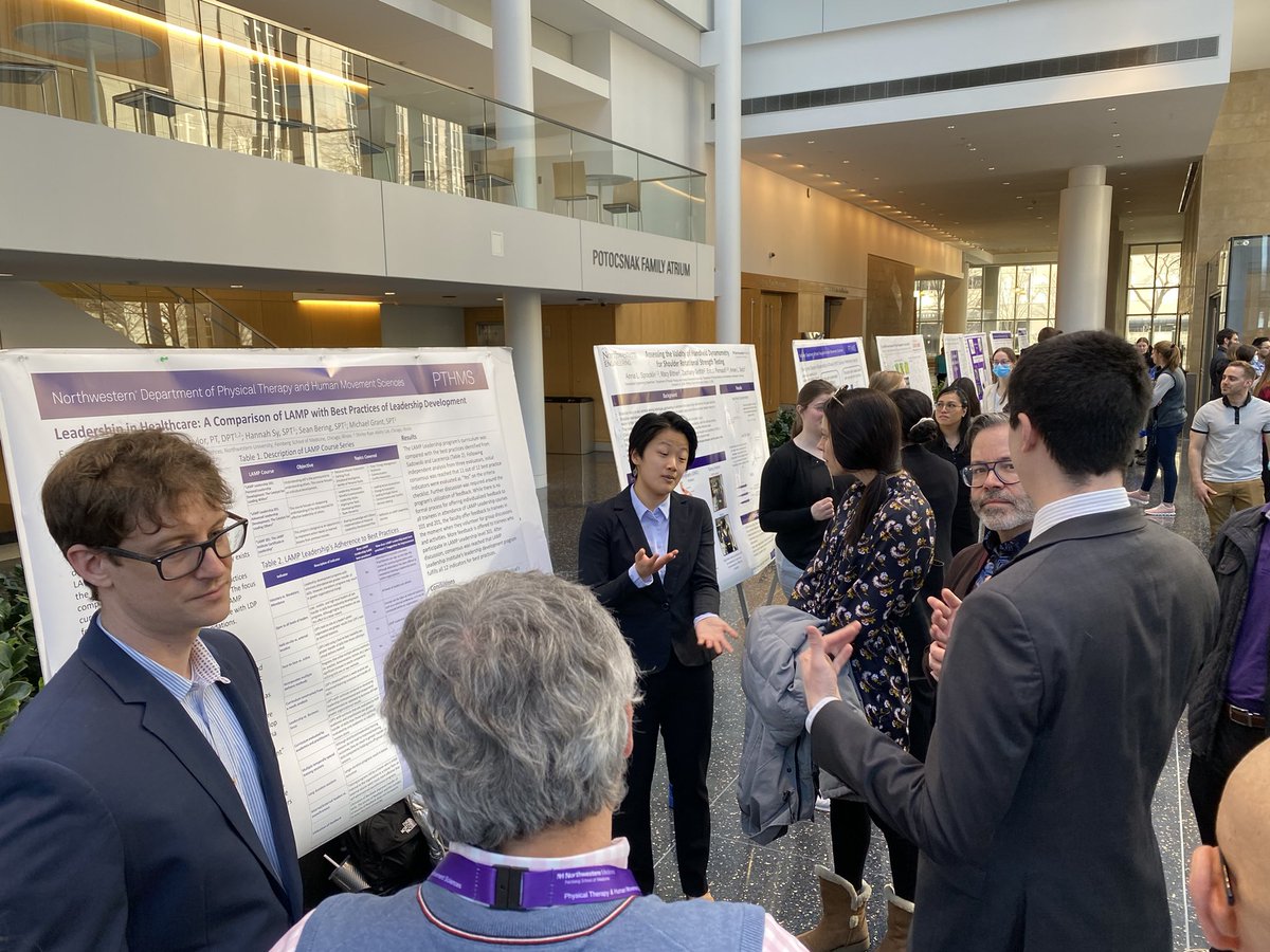 SallyTaylorDPT's tweet photo. Poster Day @NUPTHMS  Congratulations to all the students and their faculty advisors! @AbilityLab @NUFeinbergMed https://t.co/NiyeYI5IjN