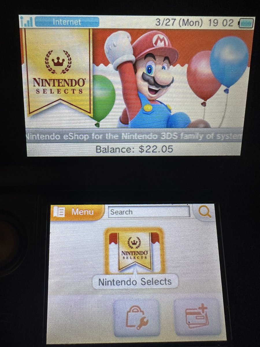 NativeBrony_91's tweet photo. #RIPeShop #eShop #Nintendo3DS #NintendoeShop #Nintendo #3DS

so long eShop🫡 https://t.co/dqVAADXba7