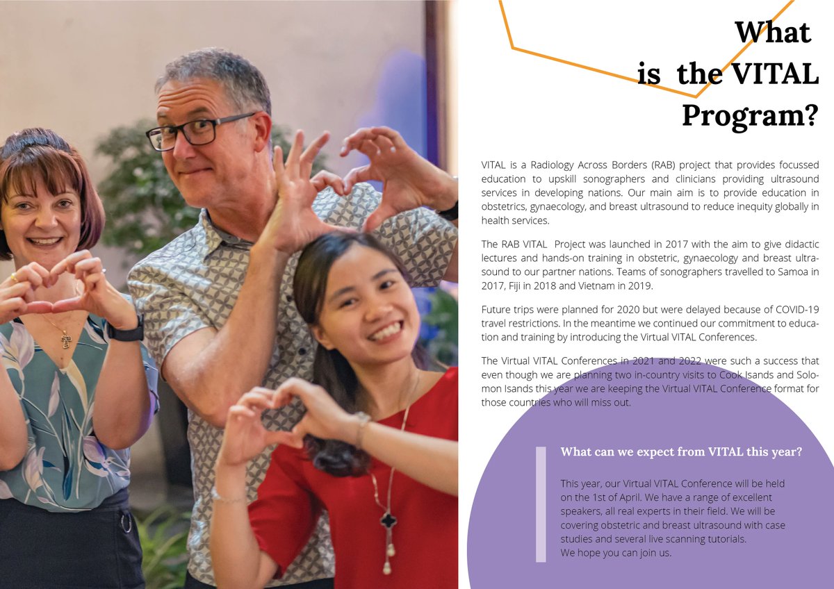 RABchat's tweet photo. Make a difference and close the global health equity gap with #VITALProject! Join us this Saturday, 1 April 2023 and learn Obstetrics, Gynaecology & Breast Ultrasound with CPD certificates. Make real global change – register now: https://t.co/P5eDZCGSnK #globalhealth #telehealth https://t.co/pY5Oc8W2Zh