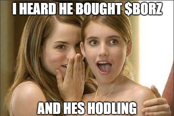truthlandia's tweet photo. HODL your $BORZ https://t.co/MGgpGSnkVU