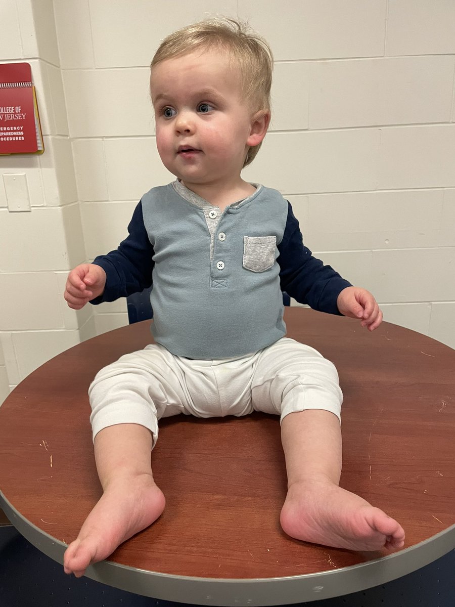 cierramersh's tweet photo. It was the first day of spring ball for @TCNJfootball and TJ demanded to go to the Offenses meeting and see @Coach_Mershman https://t.co/dRf5N7Ajfm