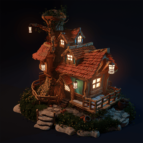 OA_Games_'s tweet photo. This was made by 3DRamenArt (Blender Artist)

#Blender3d #b3d #3D #blender #indiegames #art #design https://t.co/6HrjvtPpgP