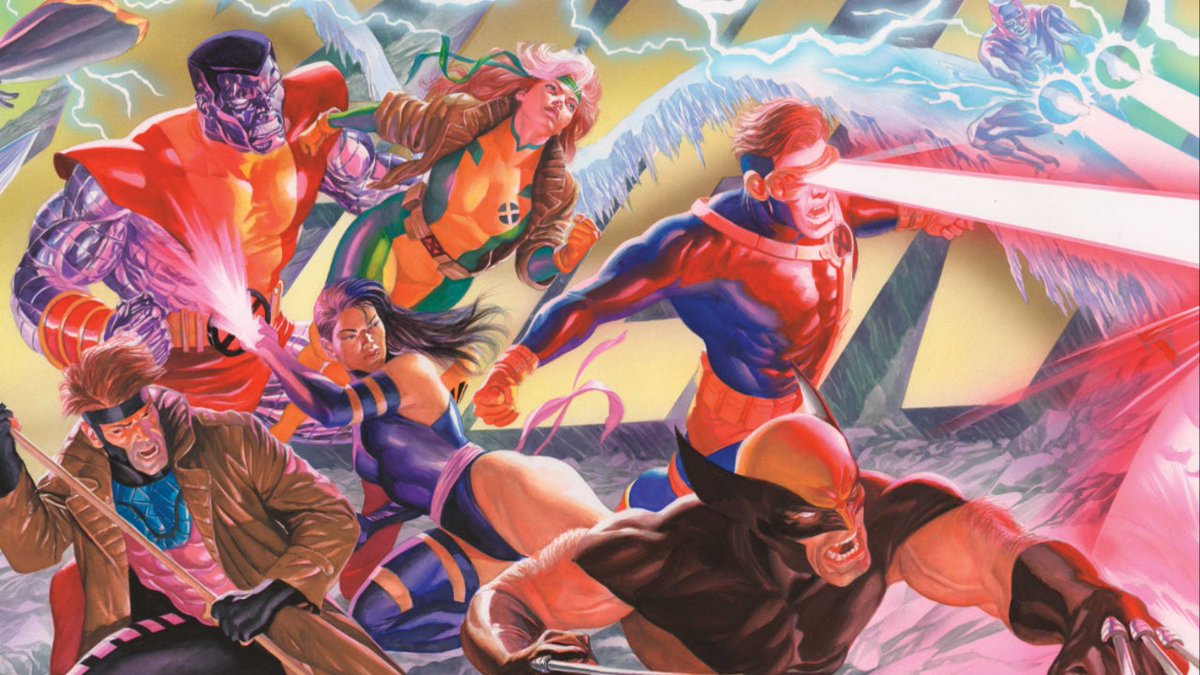 IGN's tweet photo. One of the most iconic X-Men images ever drawn has just been given a big makeover. See how Kingdom Come's Alex Ross has reimagined Jim Lee's cover art to X-Men #1. https://t.co/sgwLxgnPCk https://t.co/mjBu7Z5In9