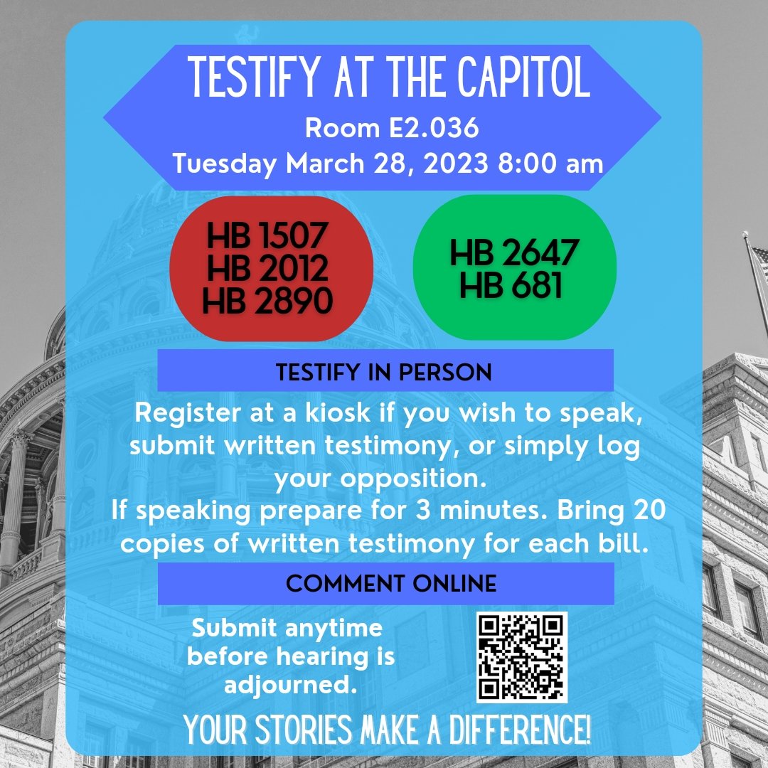 I made this for tomorrow @TFN @EqualityTexas @EdsInSolidarity  comments.house.texas.gov/home?c=c400