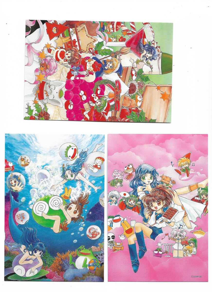 PuyoPreserver's tweet photo. Puyo Puyo Sun themed postcards added to the archive.

Placed in the “Unassorted folder” (for now?)

Thank you for the donation @DaEgg123 https://t.co/ip0g46W5vI