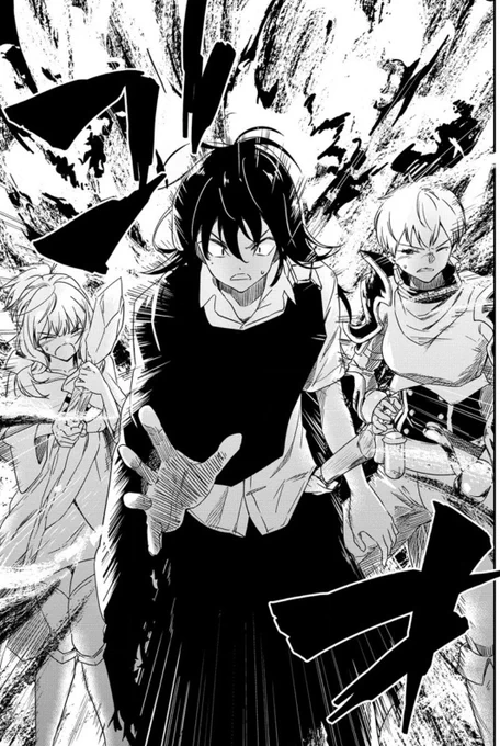 自分が読んできた世代の漫画と今読まれやすい漫画の形態が明らかに違っていて編集さんから口酸っぱく変えていくように言われ、ようやく今描いてる7話以降は画像みたいな1ページ1コマとかが確実に増えていく気がする。昔の自分ならこの下にまだ2コマくらいあった。 