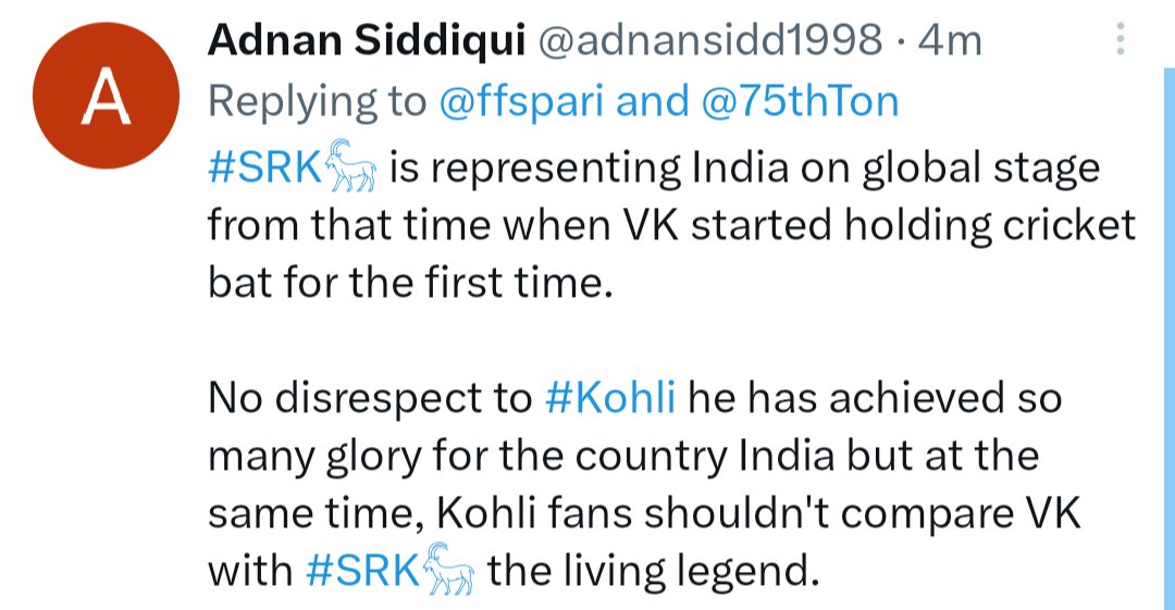 adnansidd1998's tweet photo. @SRKzRonit #RespectBoth = #Legends = #GOAT𓃵 https://t.co/Qg4a3uf5gW