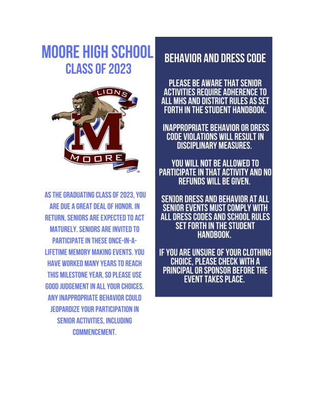 Moore Seniors (@moorehsseniors) on Twitter photo 