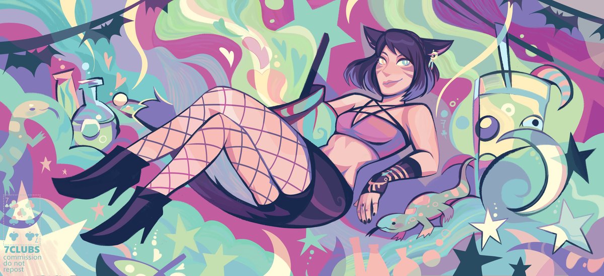 Hi #VisibleWomen! I'm Grovey and I'm a graphic novelist and character illustrator! I like making really colorful, complex compositions to arrest your eyeballs with ๐
Hoping to do more covers, kidlit, and TTRPG art~ ๐ฒ
๐ https://t.co/ipmqd9fh4Q
๐ 7clubsart@gmail.com