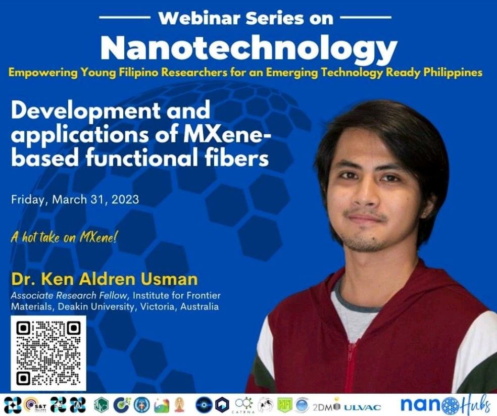 Happy be a part of this webinar series.

#MXenes #nanotechnology  #materialsscience