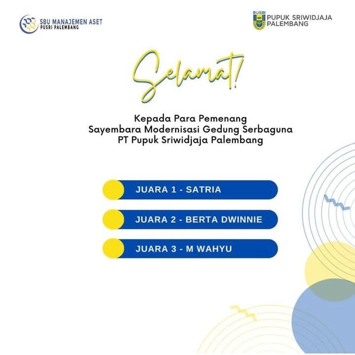 coyanda's tweet photo. #uigmhebat #alumniUIGM Alhamdulillah *Ar.Satria,ST.,IAI alumni Arsitektur UIGM pemenang pertama sayembara modeenisasi gedung serbaguna PT. Pusri. IGMTHEBEST. Your success is our commitment    https://t.co/ih5kSQrvlE https://t.co/XKsggJkI7n