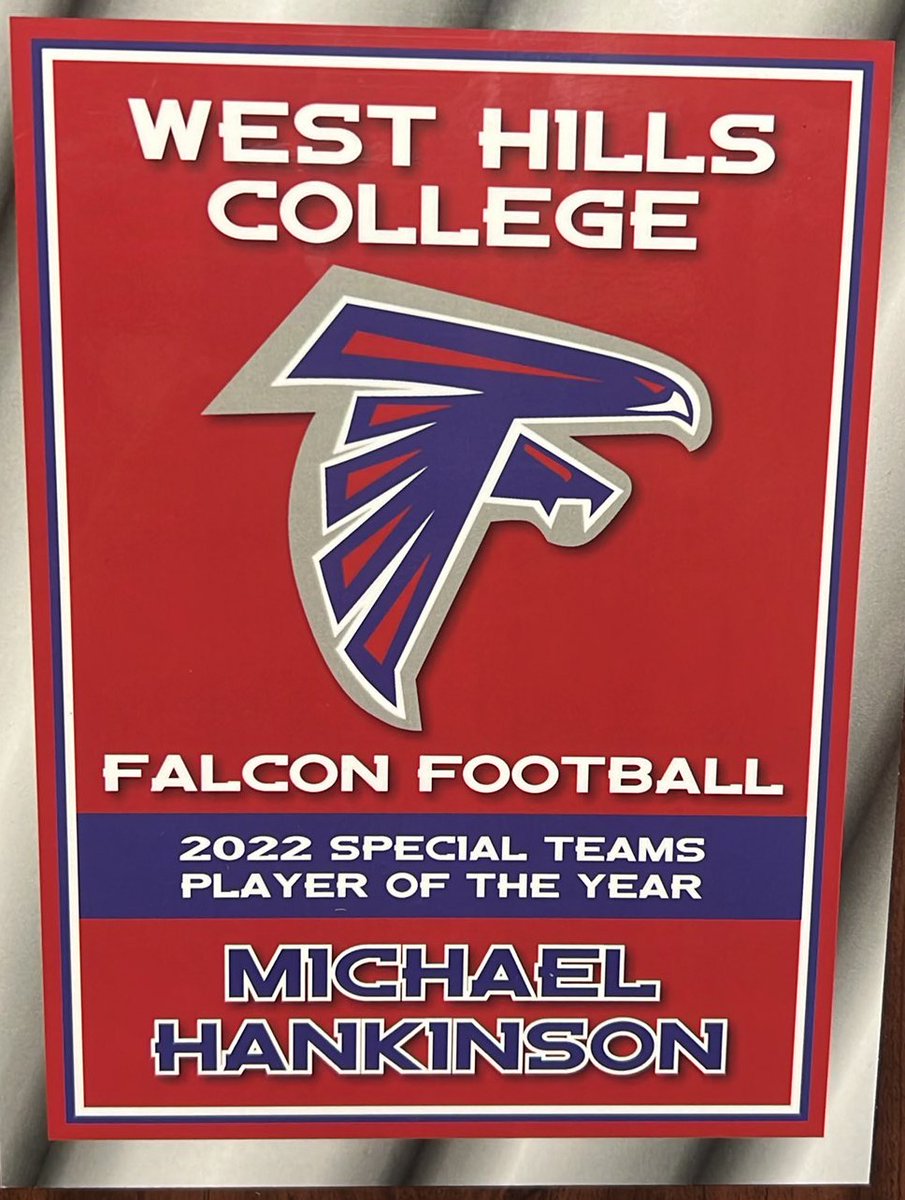 Coach_Berna's tweet photo. Congratulations to Punter/Wide Receiver Michael Hankinson for committing to @MMULancersFB 💪🏈 We are very proud of you and excited to watch you this fall!! Thank you for everything Hank ❤️🙏 #WinTheDay #FalconFamily #CultureOverScheme #MountUp #GoldenStandard https://t.co/f3Z9K5Jicf