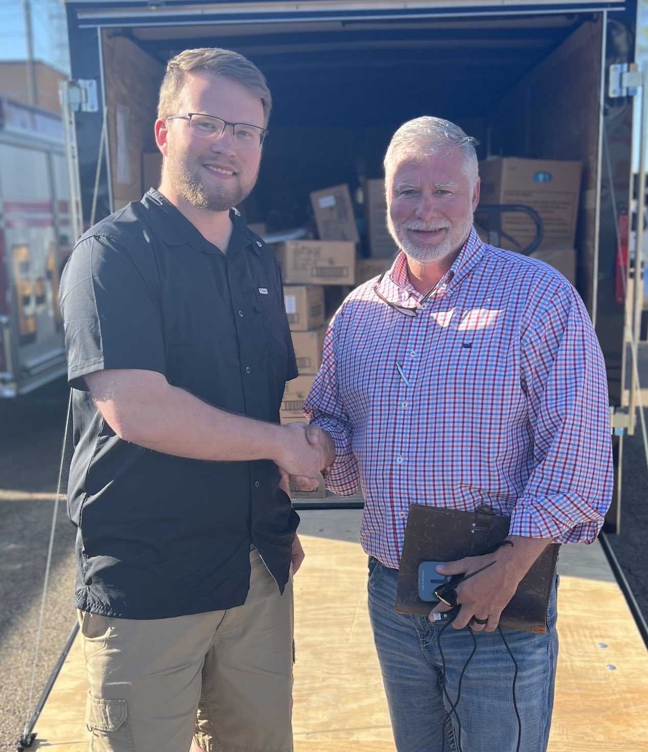 Ryan Hall, Y’all on Twitter "Today, we met with the mayor of Amory, MS