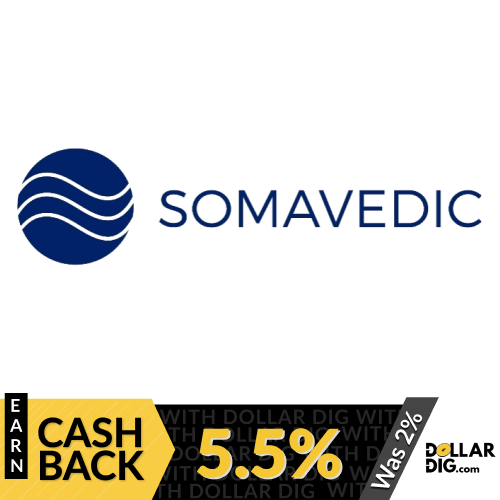 Buying from Somavedic? Save with 5.5% cashback when you use Dollar Dig! Save now: dlrdg.us/otcto #cashback #cashbackoffer #frugal #frugallife #savings #somavedic #onlineshopping #Deals