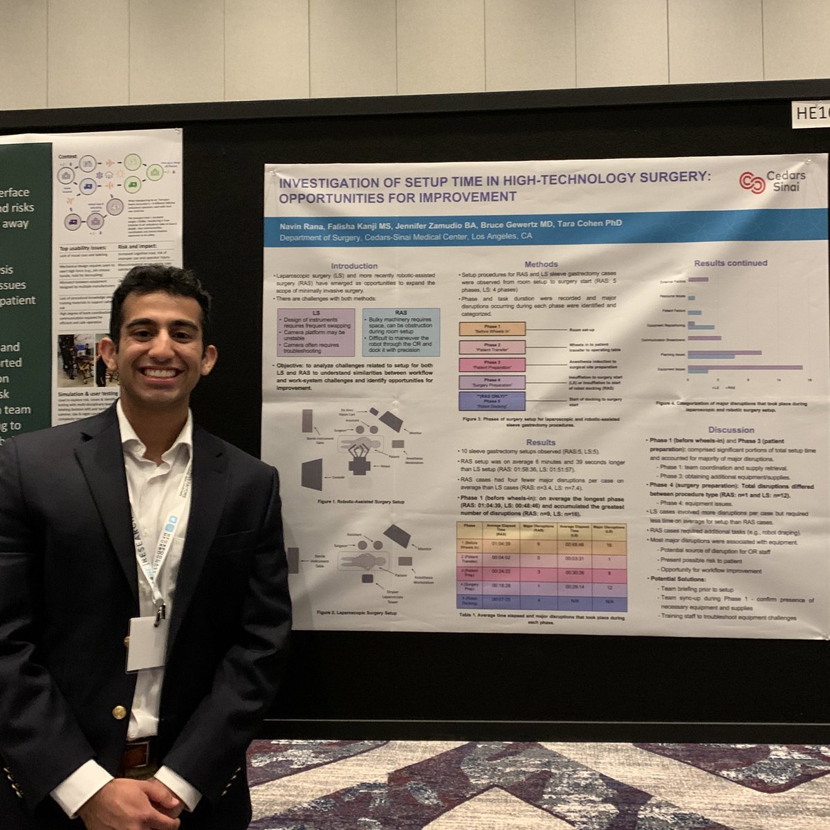 JenZamudio_'s tweet image. Incredibly proud of our Gewertz-Cohen Lab clinical research interns, Navin Rana &amp;amp; Meera Gupta, for presenting such important work at their first conference ever! 

They did a phenomenal job — now they’re off to med school with new #HFE knowledge!👏🏼 #HFESHCS   @CedarsSinai