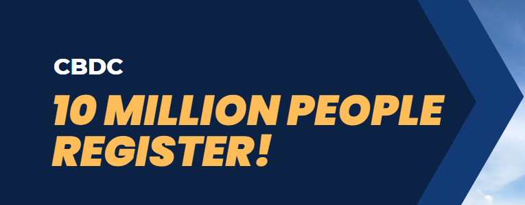 CBDC_NETWORK_'s tweet photo. CBDC Mining App Has 10 Million Registrations!  On average, each account requires 3 to 5 email verifications, with a maximum of 20,000 verifications per day.  Please try to avoid the verification peak period.  #CBDC #Mining #Digital_Currency https://t.co/bxFFLUL2cd