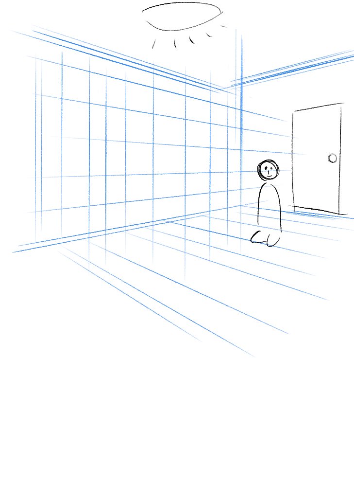 重い腰を上げてやっとパース定規の使い方を理解し始めた
っていうときの絵 https://t.co/8InSebzA50