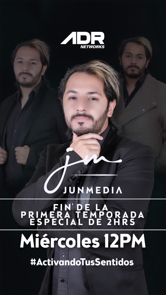 FIN DE TEMPORADA
Termina la T1 de #JunMedia y tenemos una cita con programa especial este Miércoles 12PM x <a href="/adrnetworksmx/">ADR Networks</a> #ActivandoTusSentidos
¡ Tendré muchos regalos para todos ustedes !