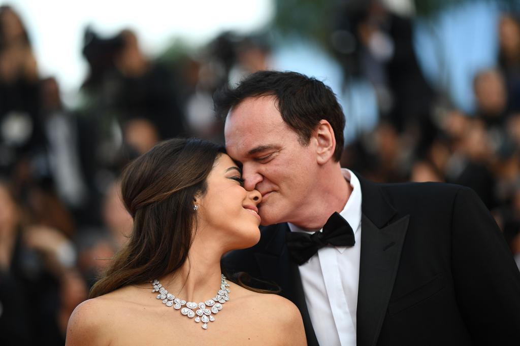 Happy 60th Birthday Quentin Tarantino, and truly happy for him to have a loving wife and two kids  