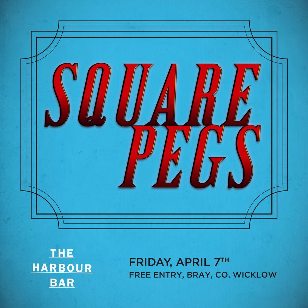 Square Pegs (@squarepegsmusic) on Twitter photo Hey. For you folks who've seen us <a href="/theharbour_bar/">The Harbour Bar Bray</a> Bray we're happy to let you know that us <a href="/squarepegsmusic/">Square Pegs</a> will be back on Friday week... April 7th.
We kick off around 9.30pm
Spread the good word &
see y’all there. Hey. For you folks who've seen us <a href="/theharbour_bar/">The Harbour Bar Bray</a> Bray we're happy to let you know that us <a href="/squarepegsmusic/">Square Pegs</a> will be back on Friday week... April 7th.
We kick off around 9.30pm
Spread the good word &
see y’all there.
