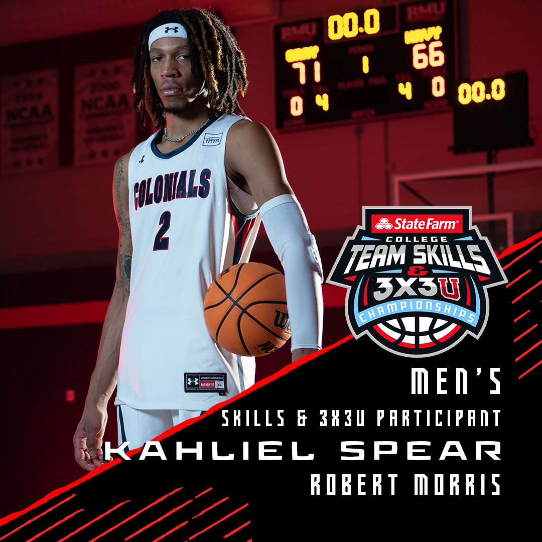 Spear To Participate In State Farm 2023 College Team Skills & 3x3U  Championships - Robert Morris University Athletics